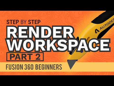 How to use the Fusion 360 Render Workspace (Part 2) - Learn Autodesk Fusion 360 in 30 Days: Day #29