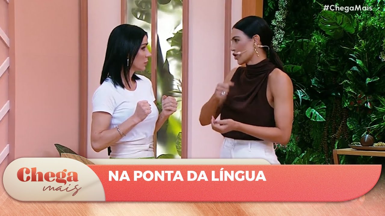 Na Ponta da Língua - Cíntia Chagas dá dicas para não errar o português | Chega Mais (13/03/24)