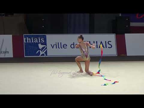 Sabina TASHKENBAEVA (UZB) ribbon - 2019 Thiais AA