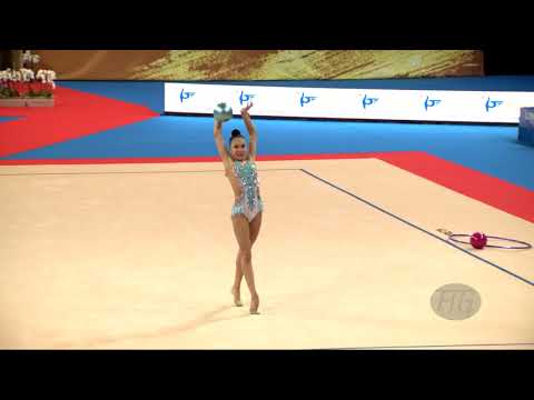 TLEKENOVA Adilya (KAZ) - 2018 Rhythmic Worlds, Sofia (BUL) - Qualifications Ball