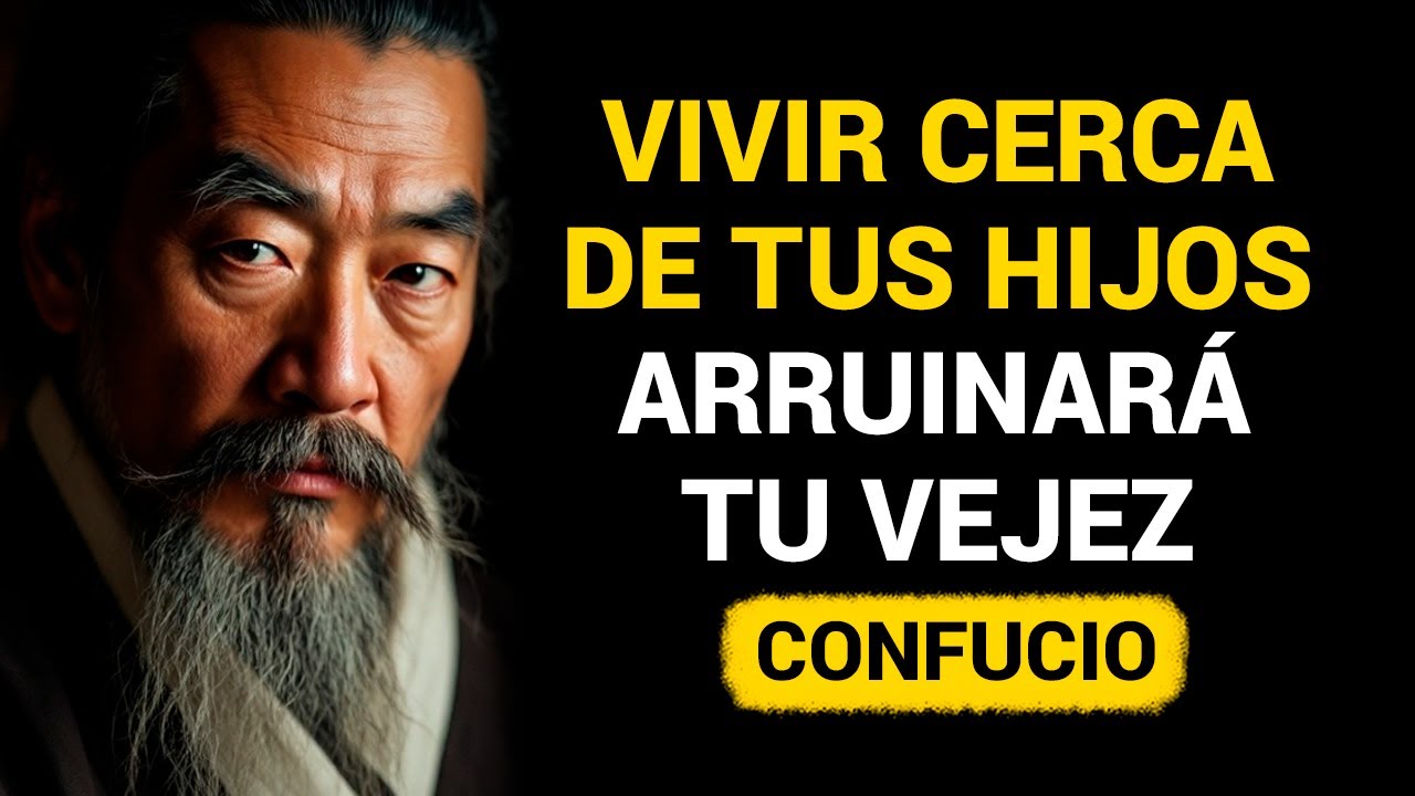 Vivir cerca de tus hijos en la vejez es el mayor error, te arrepentirás. - Confucio