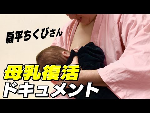 【母乳/乳首/おっぱい　ドキュメント】扁平ちくびで授乳を断念したママが、母乳育児を復活した記録です。Oketani Method of Breastfeeding Management, Japan 