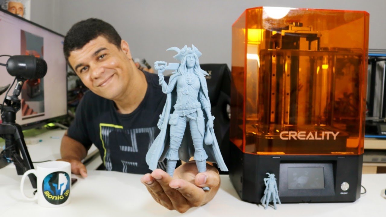 Impressora 3D Resina Creality LD-006 ! Vale a Pena? Veja esse teste antes de comprar !