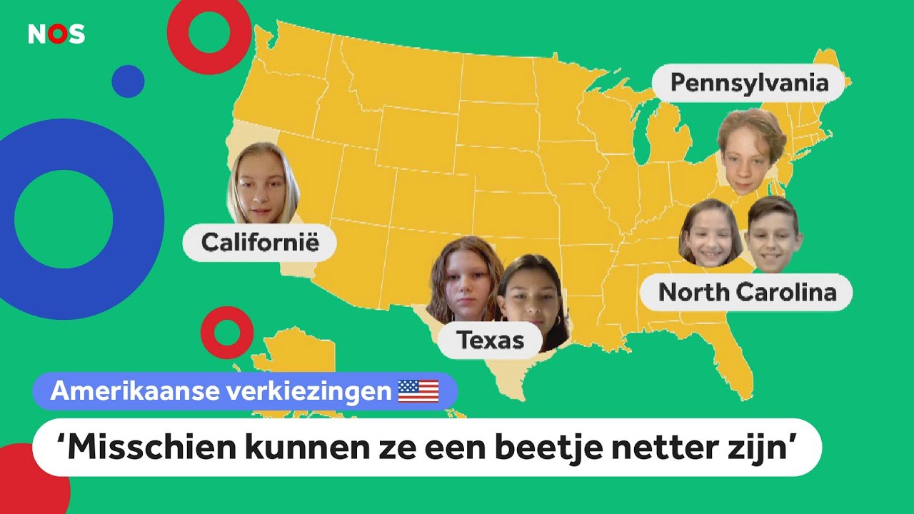 Nederlandse kinderen in Amerika over de verkiezingen
