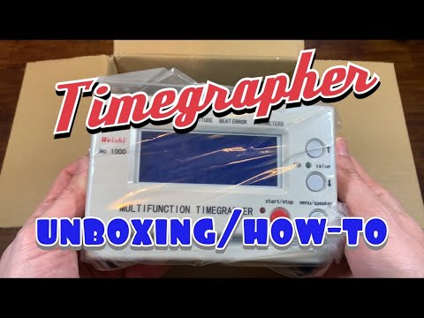 Timegrapher Unboxing and First Use (Weishi No. 1000)