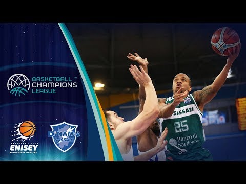 Enisey Krasnoyarsk v Dinamo Sassari - Full Game - Basketball Champions League