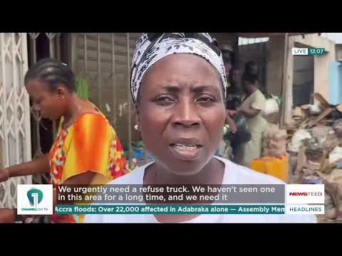 Accra Flood Aftermath: Alajo Residents Appeal for Waste Disposal Support | Ghana News