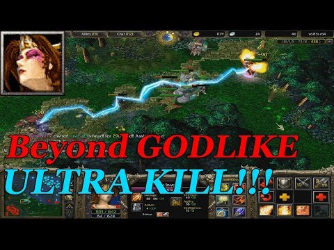 Dota 6.83 - Lina, Slayer Beyond GODLIKE! (ULTRA KILL)