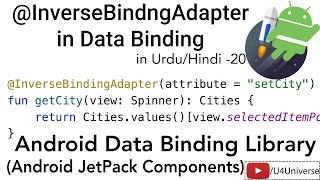 Download the video "Android Data Binding-20 | @InverseBindingAdapter-TwoWay Binding for Custom Attributes | U4Universe"