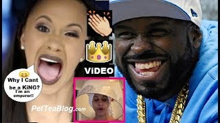 Cardi B Claps Back at Funk Flex saying she Not The KiNG of NY 👑🤔❌ (Video)