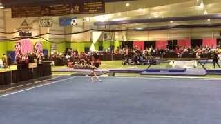 Sabrina  Sabahi Floor routine Flip for the Fight 2015