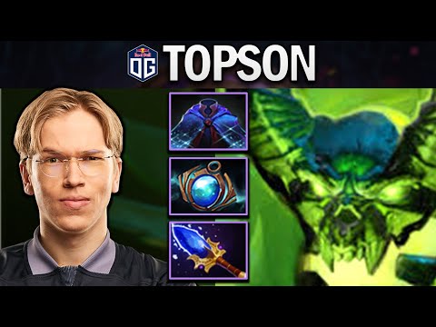 OG.TOPSON PUGNA WITH AGHANIMS-GLIMMER CAPE - DOTA 2 7.27 GAMEPLAY