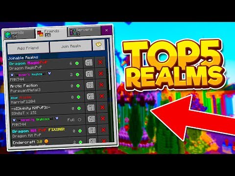 Minecraft Bedrock Edition Top 5 Best Realms 2020 [Xbox One/MCPE,PS4] #8