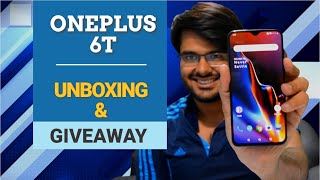 OnePlus 6T Unboxing AND GIVEAWAY WITH CAMERA SAMPLES