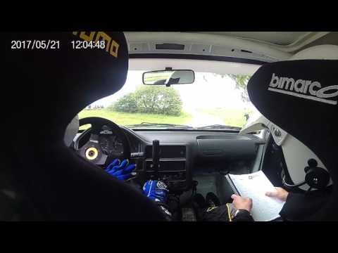 P Pastula / M Czekaj 3 Rajd Rzeszowiak OS2 Niechobrz