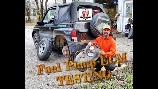 Geo Tracker Sidekick Fuel Pump / ECM - Repairing rusted gas line Suzuki @Hwy83SUZUKI