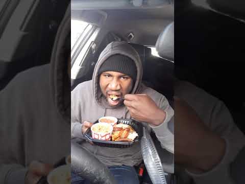 The El Pollo Loco chow down 4 piece chicken meal scrub down!