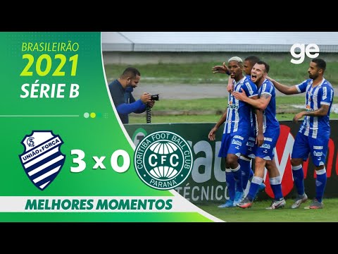 Gols e lances de CSA x Coritiba