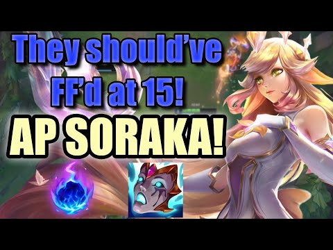 When AP Soraka Support starts with a Double Kill! | Patch 13.14