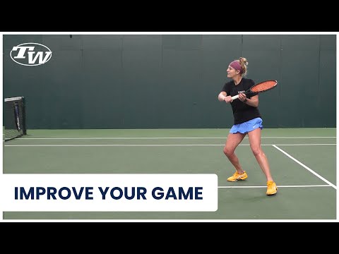 Improve your Tennis with our Weekly Drill: Ten Volleys Past the Service Line (easy, peasy!)
