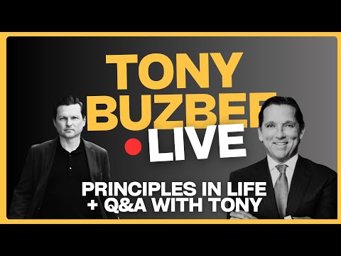 Tony Buzbee Live with Rick Walker - Principles in Life + Q&A with Tony