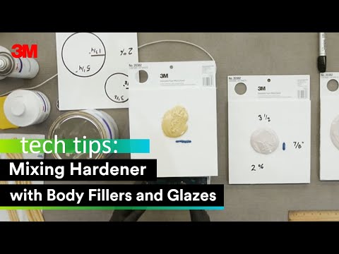 Tech Tips: Mixing Hardener with Body Fillers and Glazes