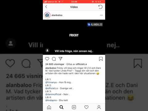 När alanbaloo dissar fricky z.e dani m och Linda pira