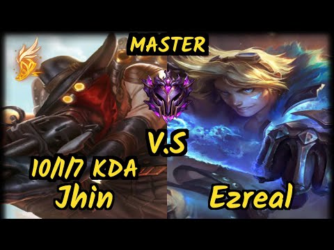 SKT T1 Teddy (JHIN) vs EZREAL - 10/1/7 KDA BOTTOM ADC GAMEPLAY - KR Ranked MASTER
