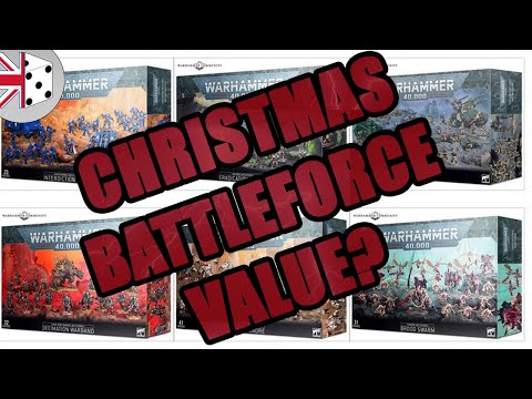 WARHAMMER 40K CHRISTMAS BATTLEFORCES VALUE BREAKDOWN!