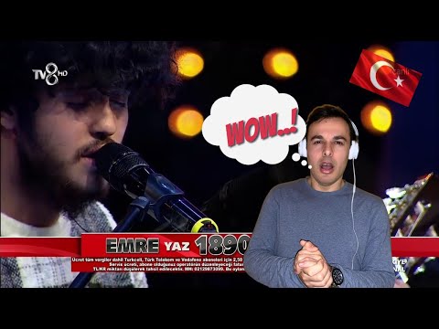 The voice of Turkey Amazing talent ! Italian React 🇹🇷 Emre Sertkaya - Minnet Eylemem 😍