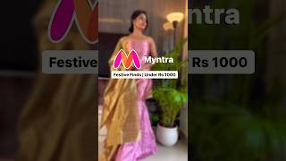 Festive Fits from Myntra✨| Raksha Bandhan Picks| ShararaSet under Rs 1000 #shorts #myntra #kurtaset