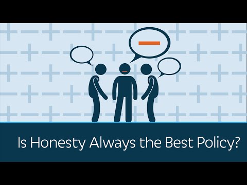 誠實總是最好的政策嗎？ (Is Honesty Always the Best Policy?)