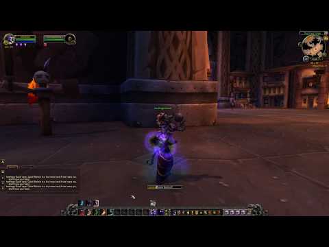 WOW Animations - Allied Races - Void Elf Affliction Warlock (female)