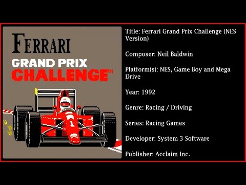 Ferrari Grand Prix Challenge (NES) [Soundtrack in FULL HD & 320 KBPS]