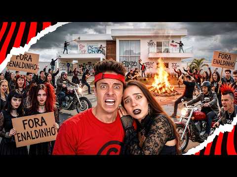 THE FRIENDS OF MY GIRLFRIEND FROM THE DARK WEB DESTROYED MY HOUSE!