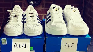 REAL VS. FAKE ADIDAS SUPERSTAR SHOES!
