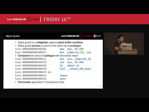 OffensiveCon18 - Ilya Smith - Linux ASLR and GNU Libc