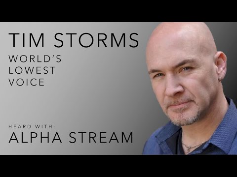 Man With WORLD'S LOWEST VOICE Sings "Nearer, Still Nearer"