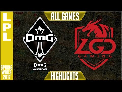 OMG vs LGD Highlights All Games - LPL Spring 2017 W8D2 - OMG vs LGD All Games