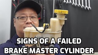 SYMPTOMS OF A FAILING BRAKE MASTER CYLINDER GOING BAD