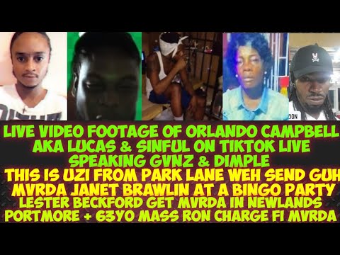 Bayshore Park Don Orlando Campbell aka Lucas On TikTok Live Wid Sinful A Talk Bout GvNz & Dimples