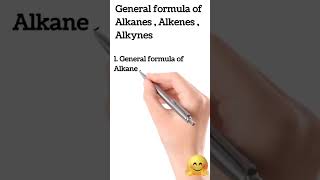 General formula of Alkanes Alkenes and alkynes