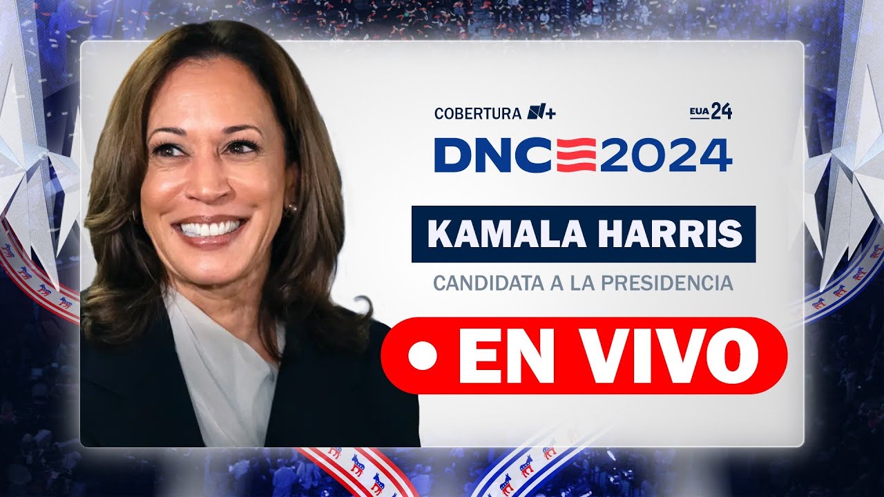 En vivo y en español: Discurso de Kamala Harris, candidata a la presidencia de Estados Unidos.