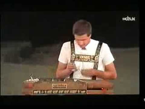 SWITZERLAND Nicolas Senn (hackbrett) Tattoo Aventicum Musical Parade 2012