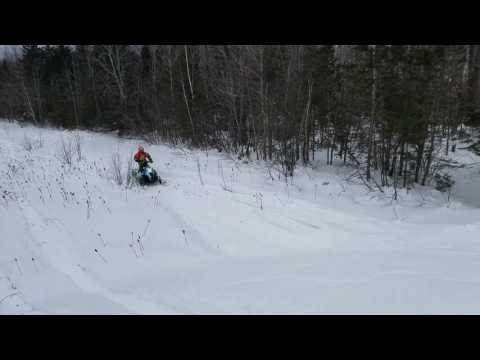 Maine power line riding 5