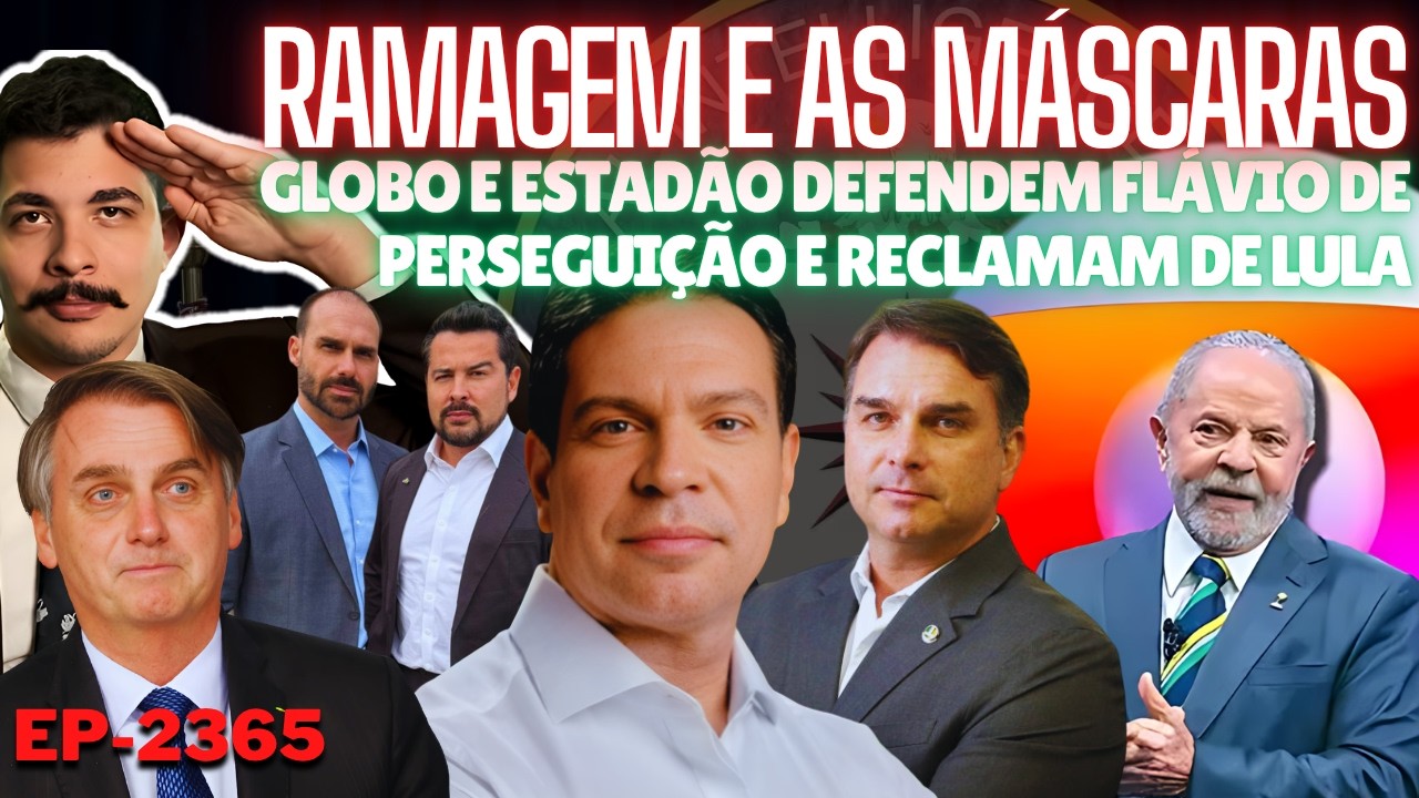 Ramagem DESMASCAROU Muita Gente + Globo e Estadão DEFENDEM Flávio De PERSEGUIÇÃO e Reclamam de Lula.
