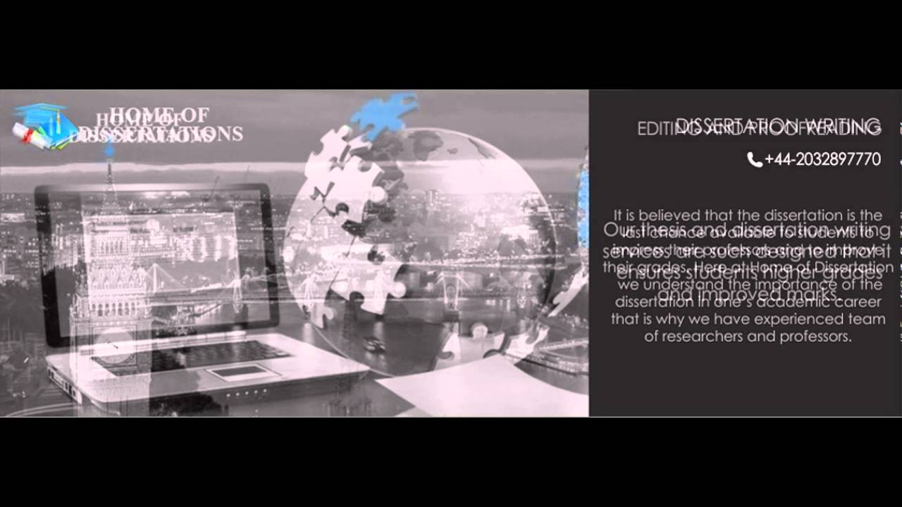 Dissertation writing services - DISSERTATION HOME WORK