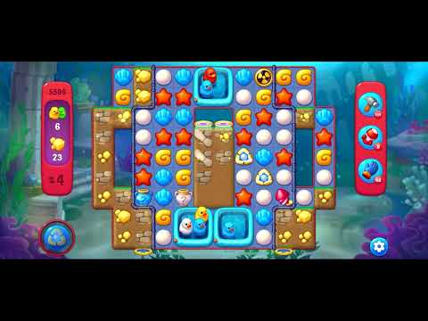 Fishdom Hard level 5596 no boosters フィッシュダム