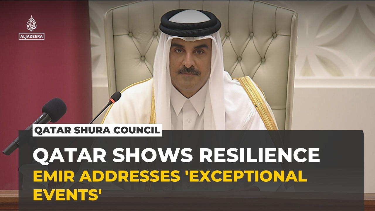 Qatar's emir says country has shown resilience in face of 'exceptional events'