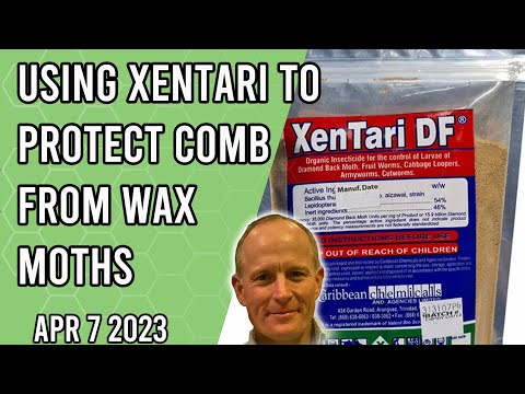 Using Xentari BTA to Protect Comb from Wax Moths - Jacksonville FL Zone 9a
